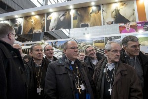 29 fevrier 2016 : Délégation des évêques de France au salon de l agriculture; Paris, (75), France