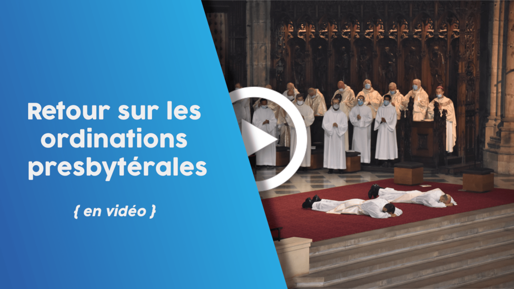 Vidéo - Dimanche 27 septembre 2020, la cathédrale de Metz a accueilli les ordinations presbytérales de Sébastien Wenk et Raphaël-Guillaume Chaigne. Revivez les moments forts de la messe présidée par Mgr Lagleize.