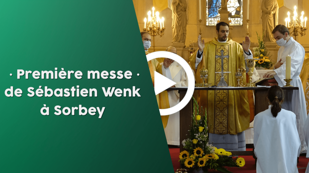 Dimanche 25 octobre 2020, l’abbé Sébastien Wenk a célébré sa première messe dans son village natal, à Sorbey. Revivez ce moment fort en images.