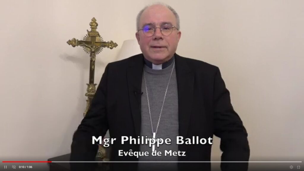 Pour Pâques, Mgr Philippe Ballot nous partage sa joie devant le nombre croissant de catéchumènes qui ont été baptisés et qui rajeunissent notre Église. Il nous adresse ses voeux de saintes et joyeuses fêtes de Pâques !